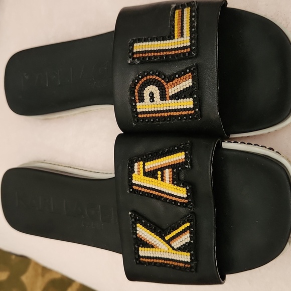 Karl Lagerfeld Shoes - Karl lagerfeld samdals Jeslyn patch sequin